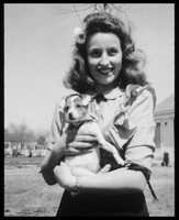 Helen and puppy