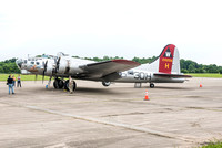 B-17 Bomber Aluminum Overcast ride at Veterans Airport