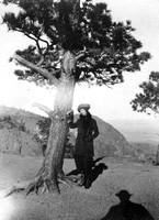1920-11 Amy Augusta Buhman O'Brien on honeymoon in Colorado 1