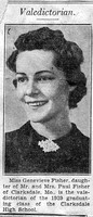 1939 Genevieve Fisher - valedictorian