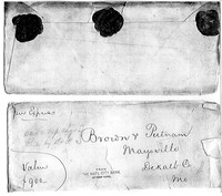 1874-03-25 Marx Buhmann Citizenship Certificate envelope 1