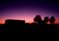 1984-12 Sunset at Pine Grove Farm
