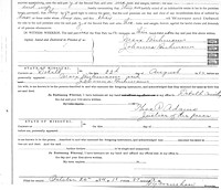 1884-08-22 Warranty Deed from Marx and Johanna Buhman to Martin McKeough - page 2