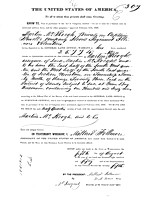 1847-08-05 Martin McRoegh (McKeough) Warrant for Land Grant