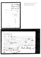 1854-10-30 Declaration of Intent - John McKeough
