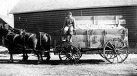 1940s Harold Zug ? and Horses and Wagon
